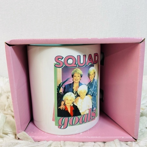 Other - CLEARANCE 20 Oz Ceramic Coffee Mug The Golden Girls “Squad Goals”